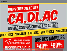 Tablet Screenshot of cadiac.fr