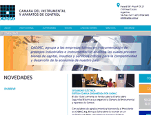 Tablet Screenshot of cadiac.com.ar